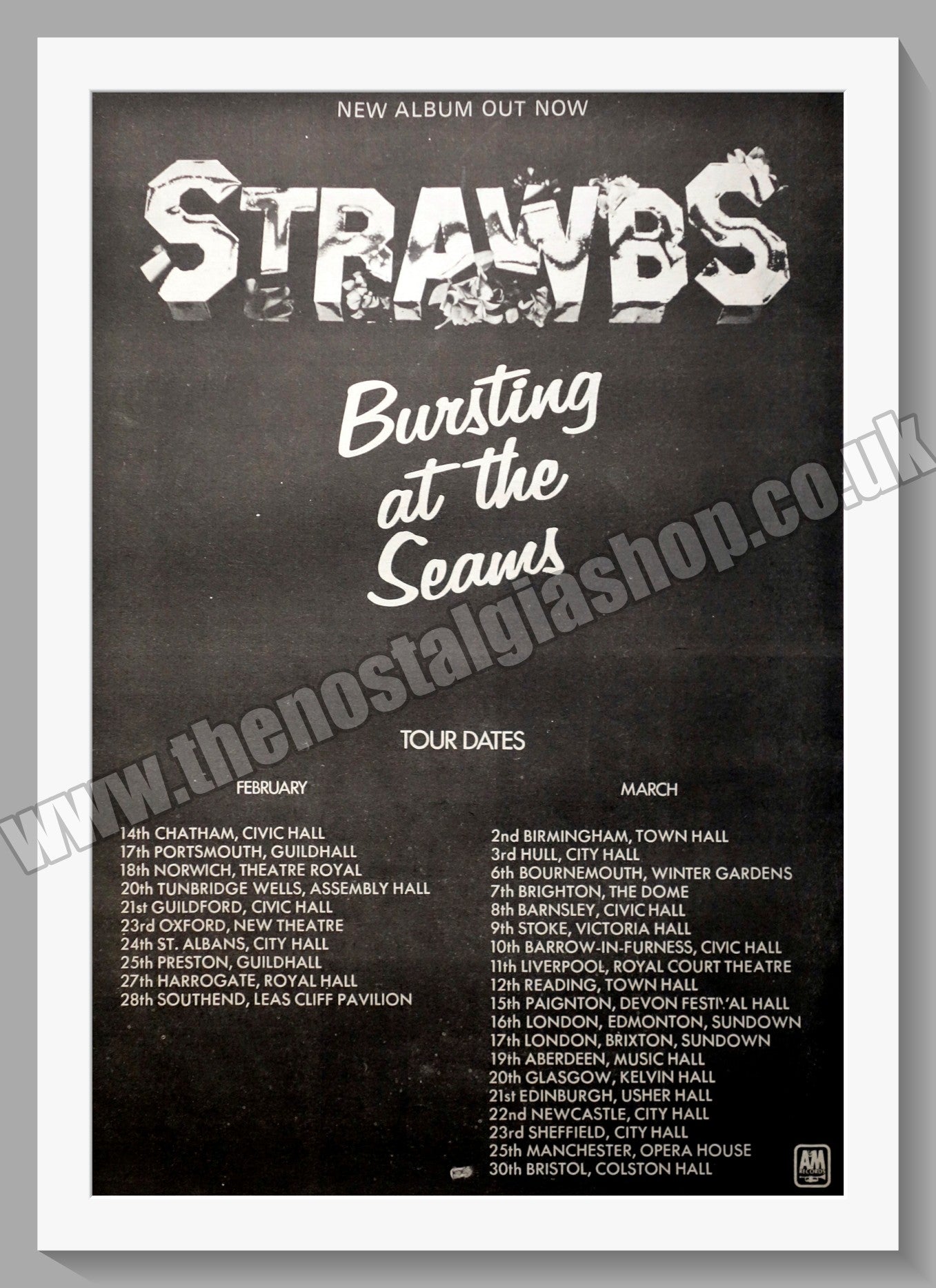 Strawbs Bursting At The Seams.  Original Advert 1973 (ref AD14937)