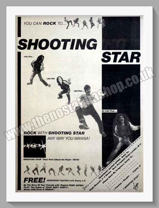 Shooting Star Any Way You Wanna. Original Advert 1980 (ref AD14979)