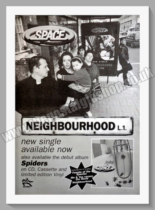 Space Neighbourhood. Original Advert 1996 (ref AD14985)