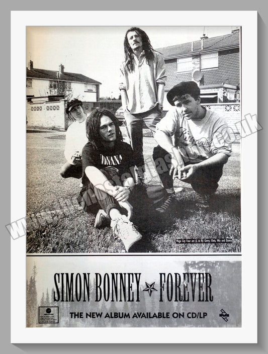 Simon Bonney Forever. Original Advert 1992 (ref AD15014)