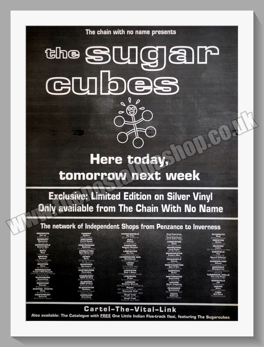 Sugar Cubes (The) Here Today. Original Advert 1989 (ref AD15036)