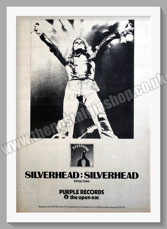 Silverhead: Silverhead. Original Advert 1973 (ref AD15042)