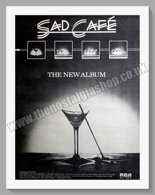 Sad Cafe New Album.1980 Large Original Advert (ref AD15069)