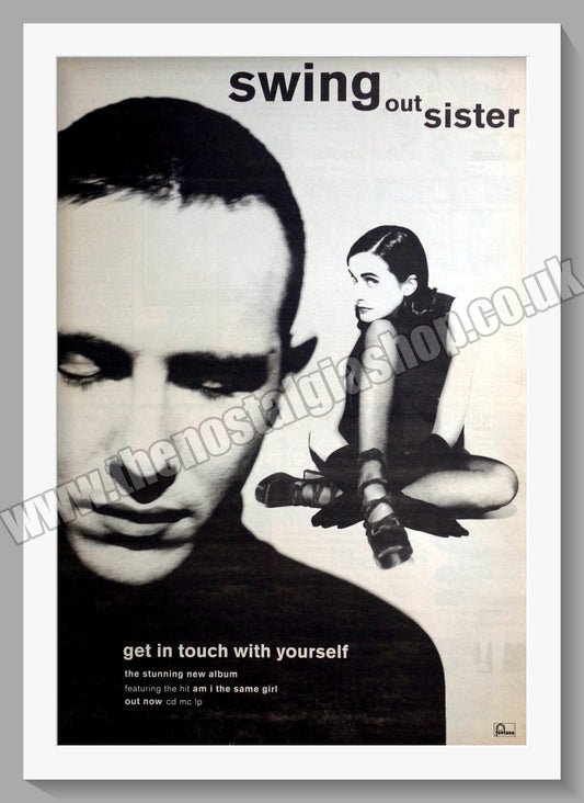 Swing Out Sister Get In Touch With Yourself.1992 Large Original Advert (ref AD15093)