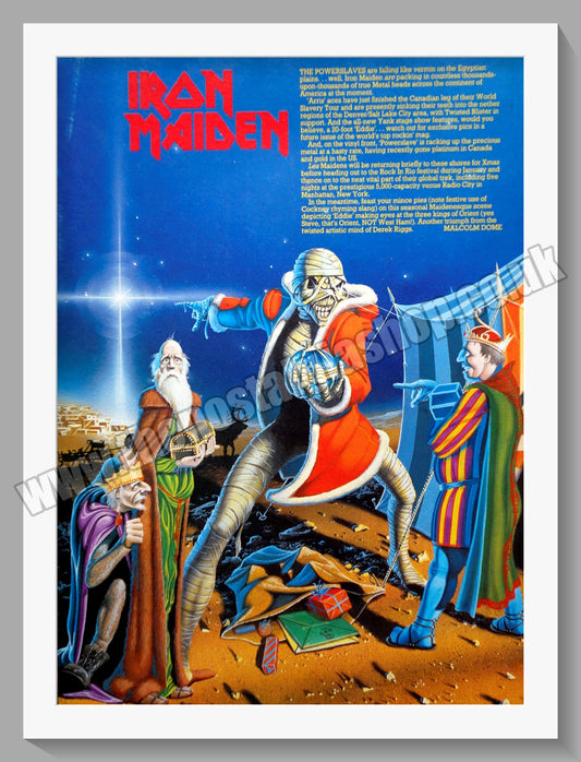 Iron Maiden Powerslave. 1984 Original Advert (ref AD60212)