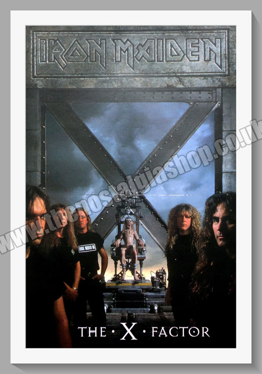 Iron Maiden. The X Factor. 1995 Original Advert (ref AD60365)