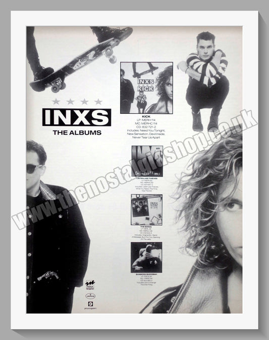 INXS. The Albums 1989 Original Advert (ref AD60373)