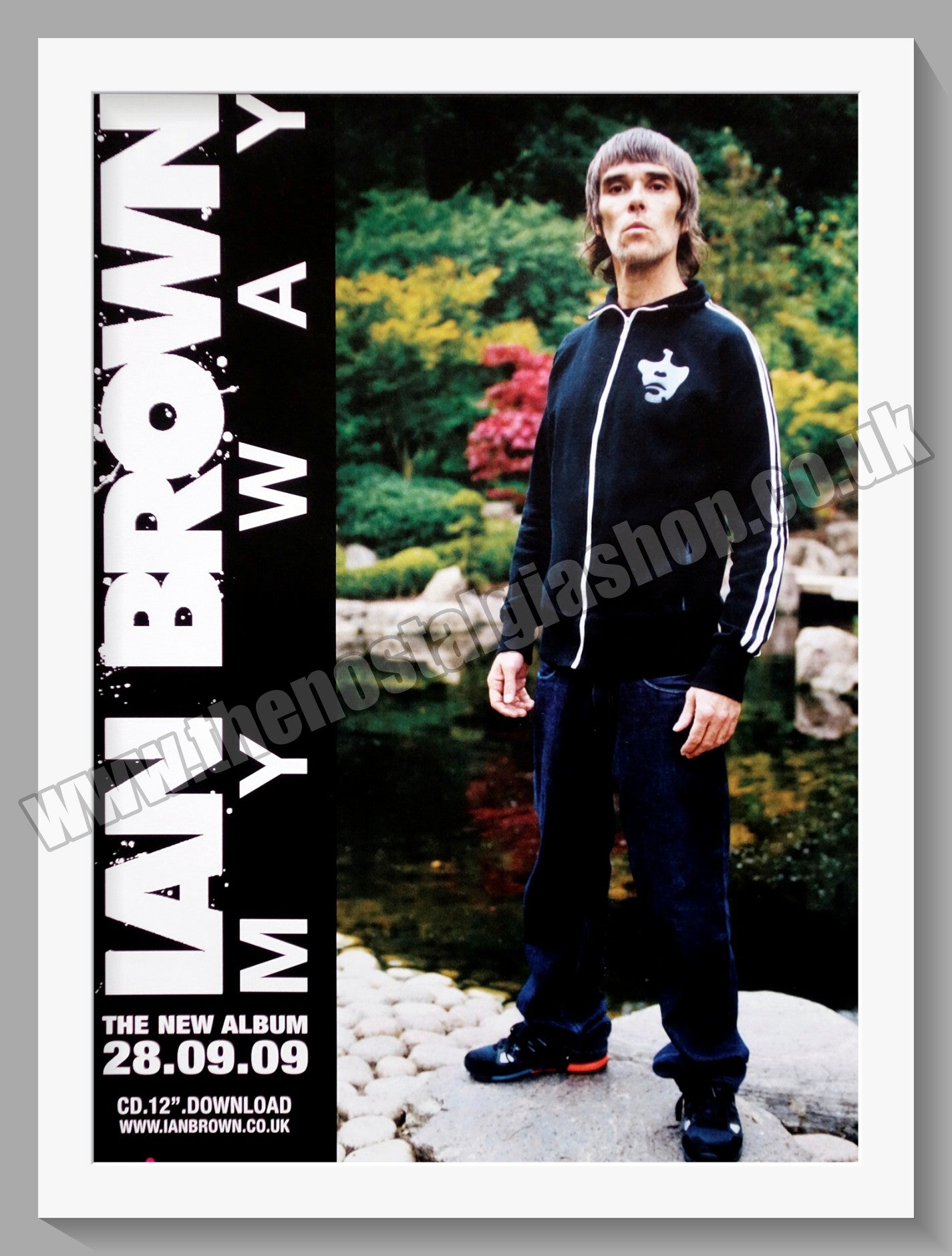 Ian Brown (Stone Roses) My Way. Original Vintage Advert 2009 (ref AD60375)