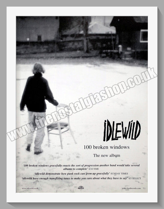 Idlewild. 100 Broken Windows. 2000 Original Advert  (ref AD60408)