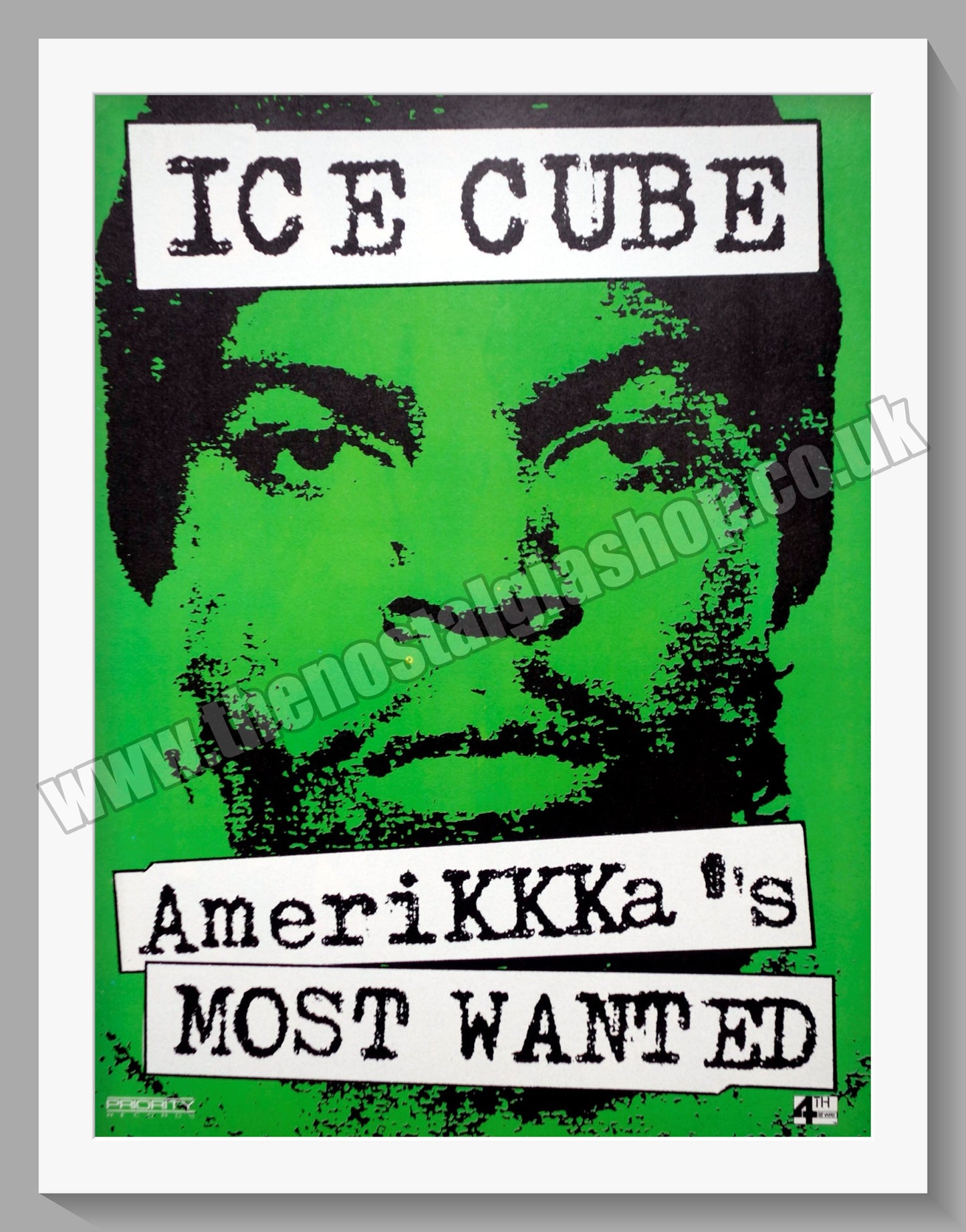 Ice Cube. AmeriKKKa's Most Wanted. 1990 Original Advert (ref AD60412)