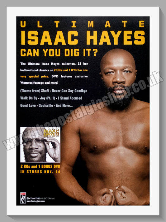 Isaac Hayes. Can You Dig It. 2005 Original Advert (ref AD60413)