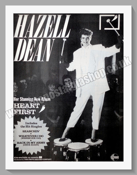 Hazell Dean. Heart First. Original Vintage Advert 1984 (ref AD60227)