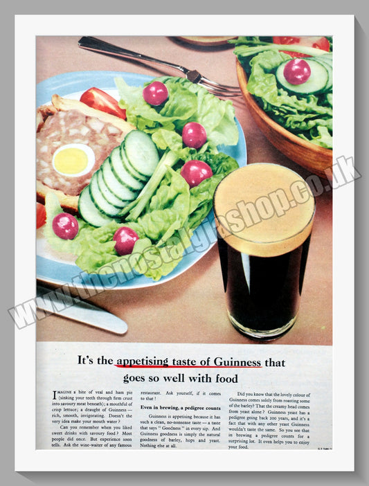 Guinness. Original Advert 1955 (ref AD300720)