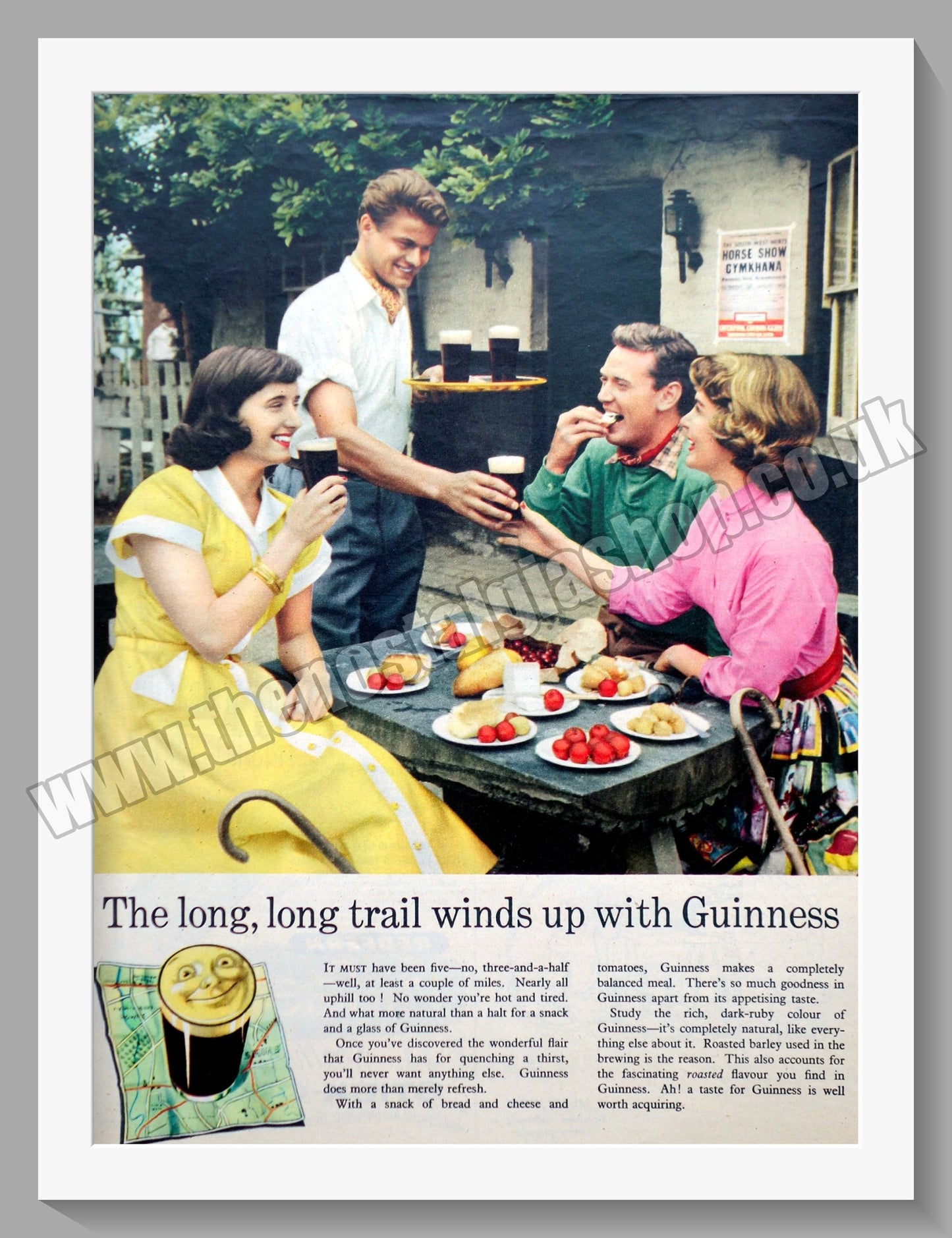 Guinness. Original Advert 1958 (ref AD300721)