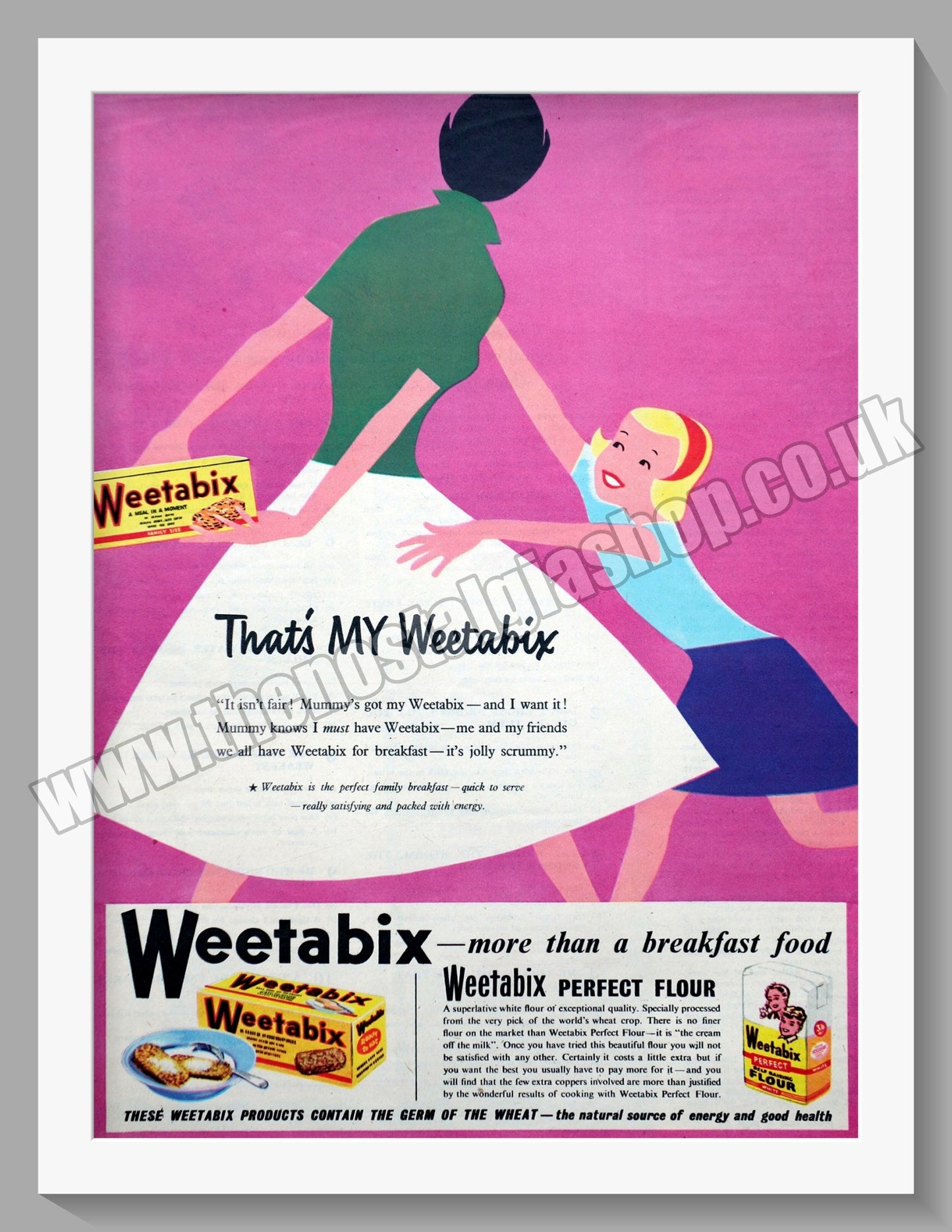 Weetabix. Original Advert 1958 (ref AD300734)