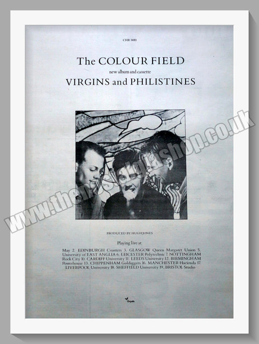 Colour Field (The) Virgins And Philistines.1985 Large Original Advert (ref AD15146)