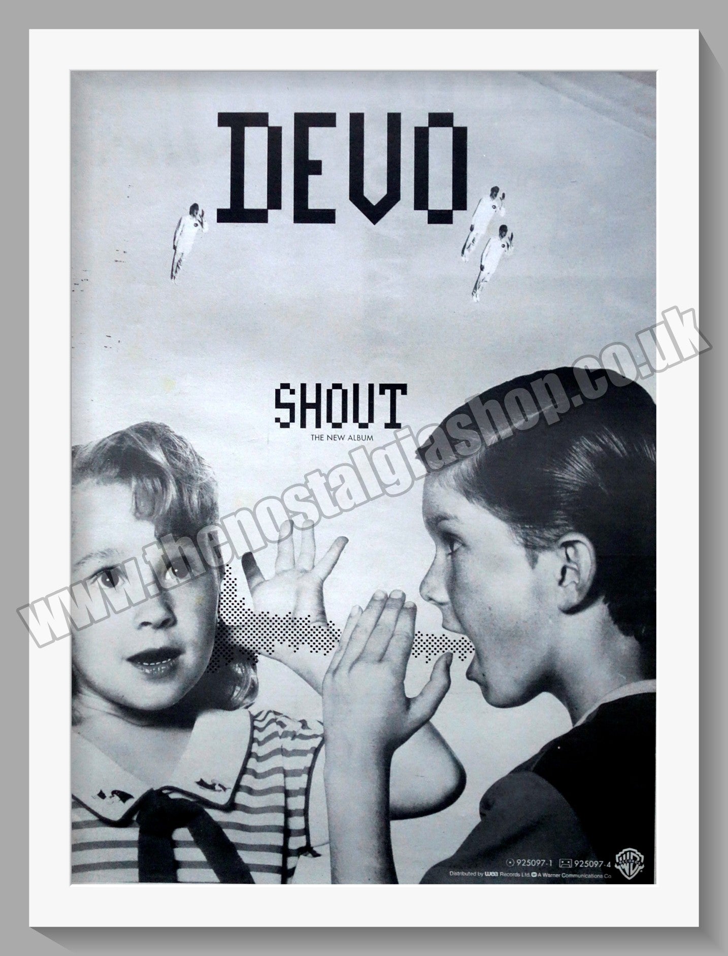 Devo Shout.1984 Large Original Advert (ref AD15147)