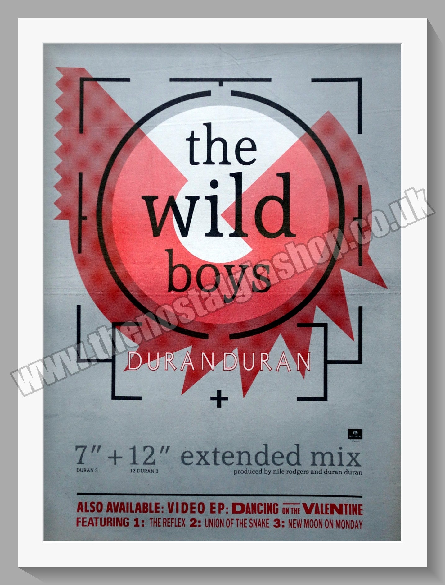 Duran Duran The Wild Boys.1984 Large Original Advert (ref AD15150)