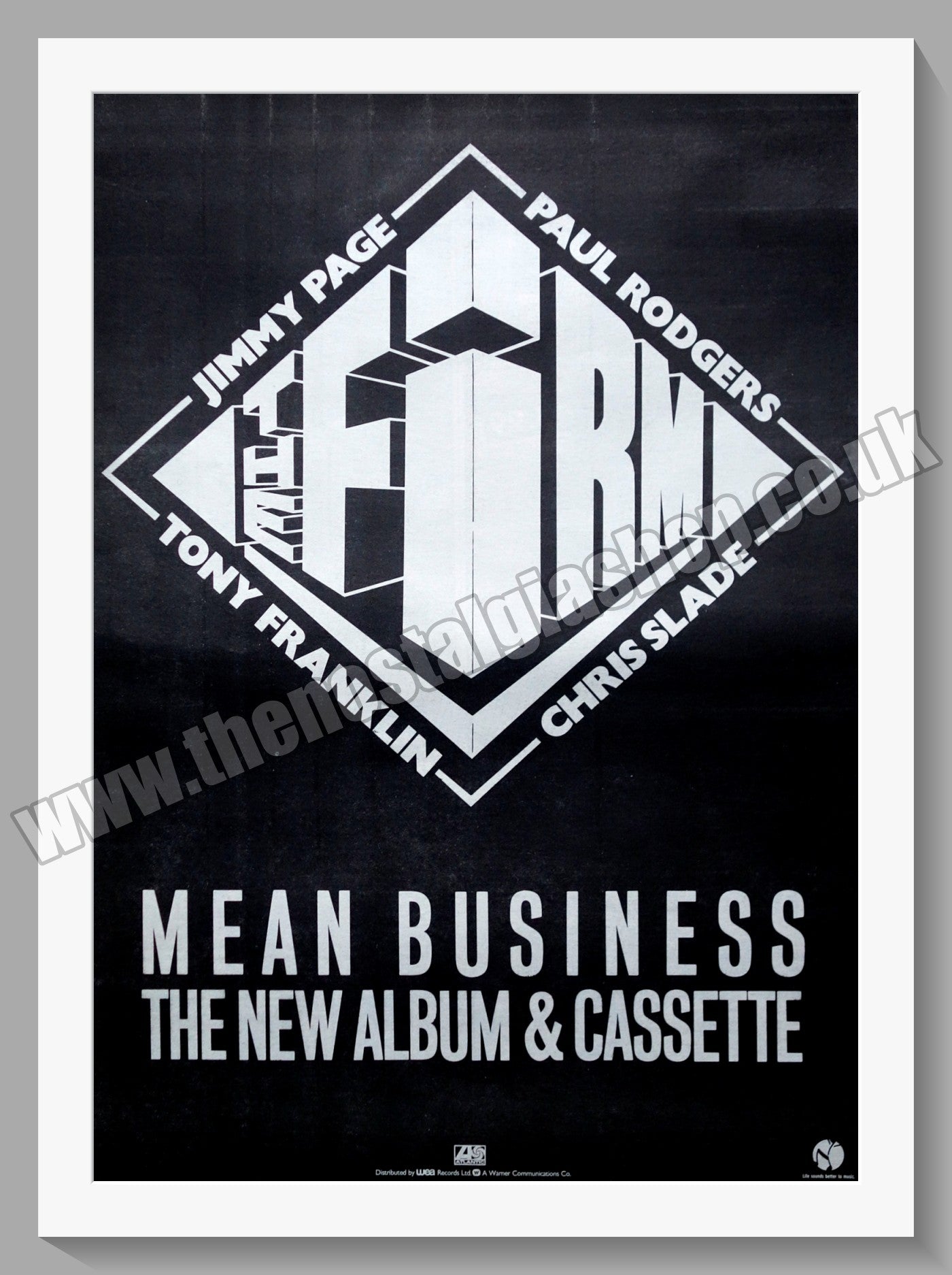 Firm (The) Mean Business.1986 Large Original Advert (ref AD15168)