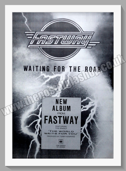 Fastway Waiting For The Roar.1986 Large Original Advert (ref AD15171)