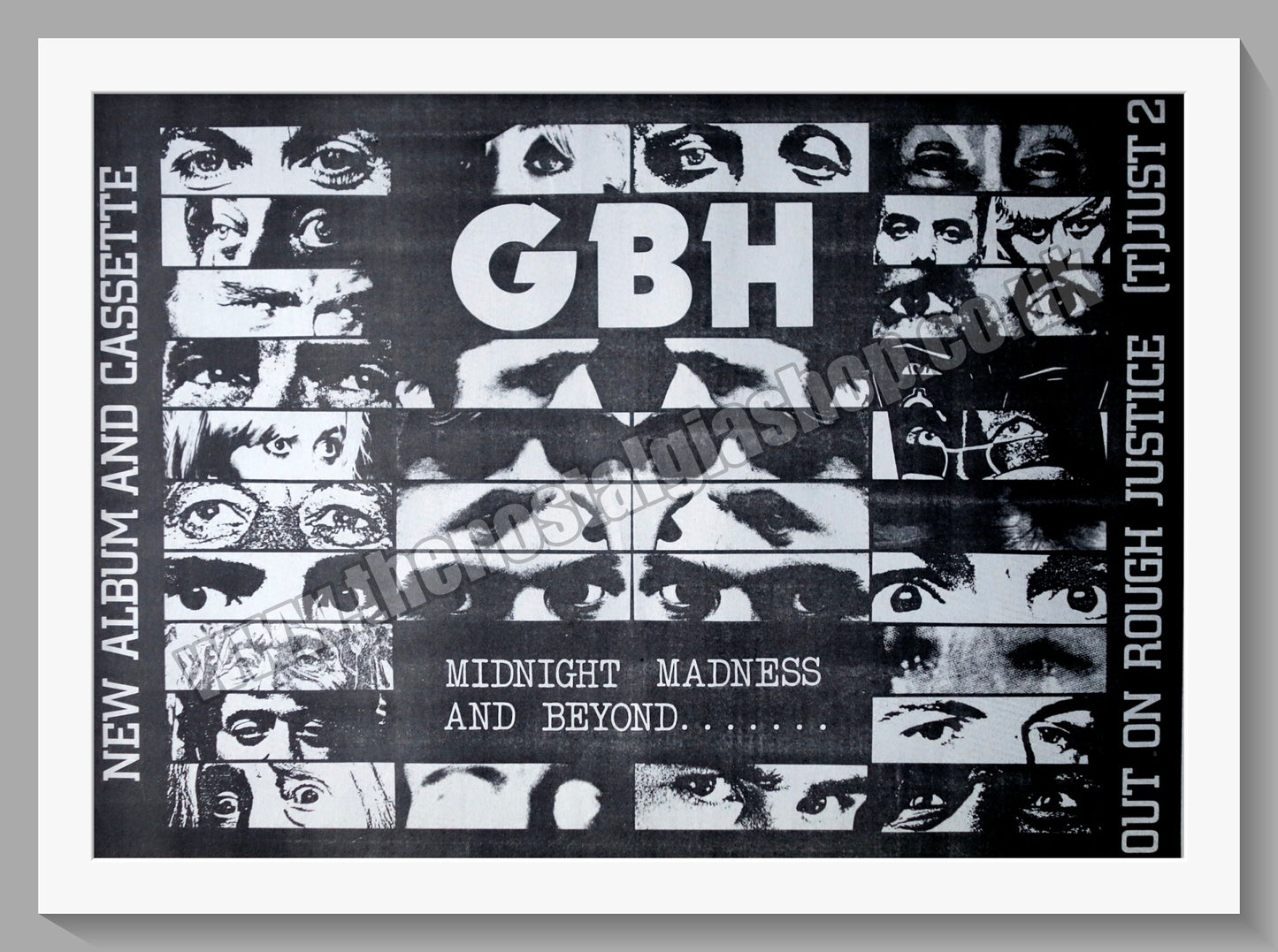 GBH Midnight Madness And Beyond.1986 Large Original Advert (ref AD15178)