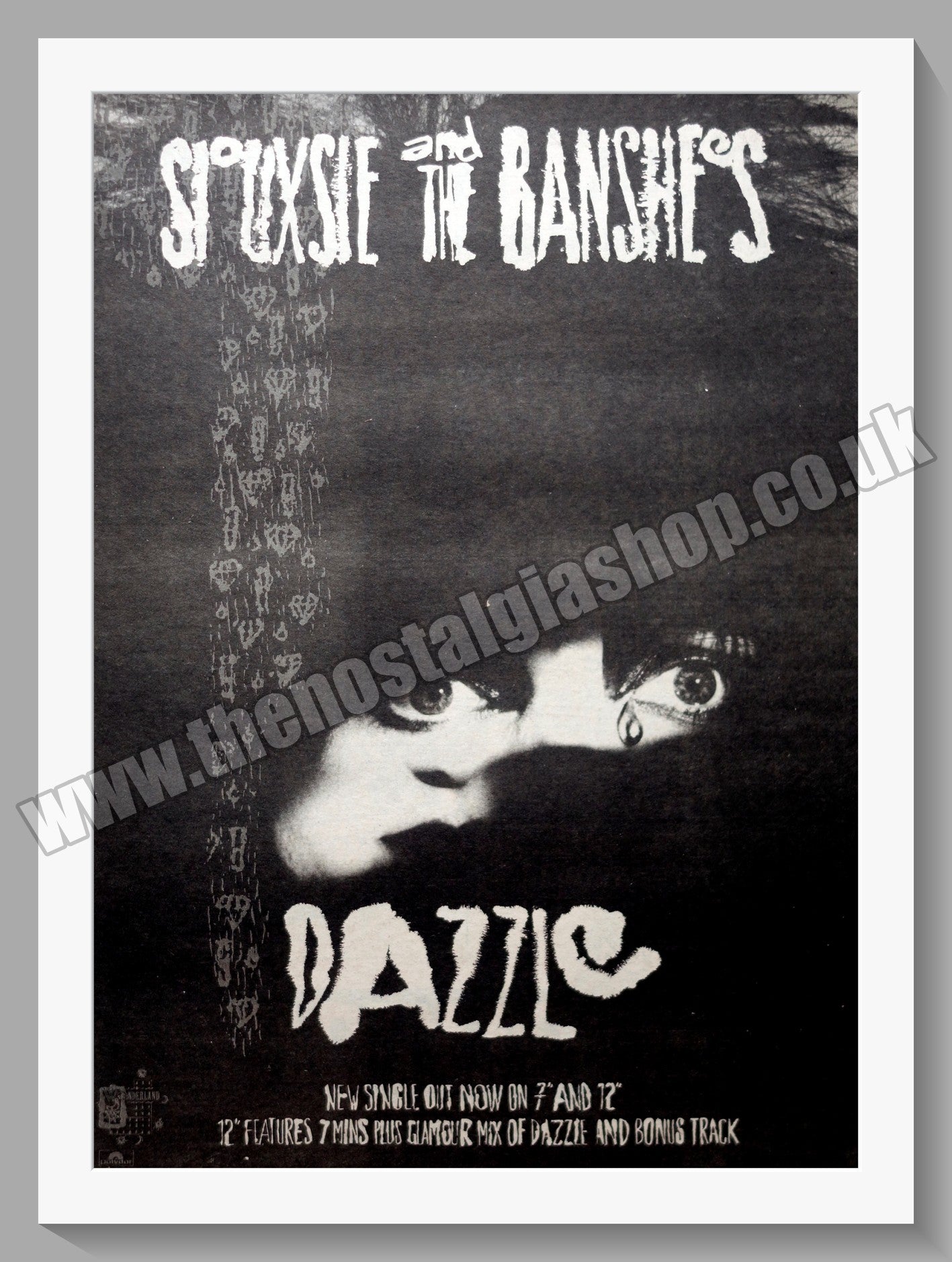 Siouxsie And The Banshees Dazzle. 1984 Original Advert (ref AD15280)