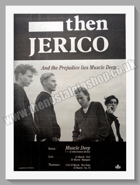 Then Jerico Muscle Deep. 1986 Original Advert (ref AD15287)