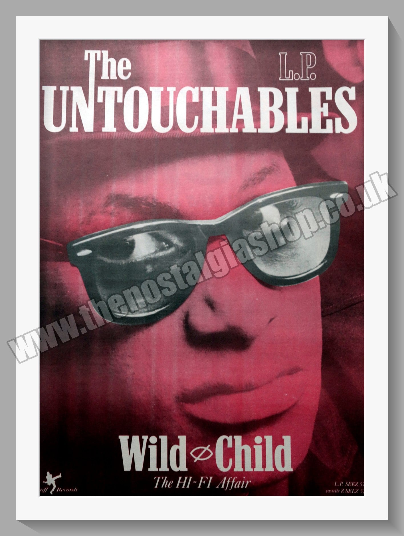 Untouchables (The) Wild Child. 1985 Original Advert (ref AD15252)