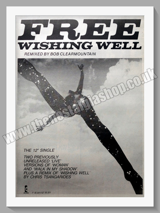 Free. Wishing Well. 1985 Original Advert (ref AD15259)