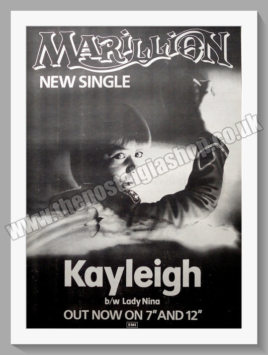 Marillion. Kayleigh. 1985 Original Advert (ref AD15264)