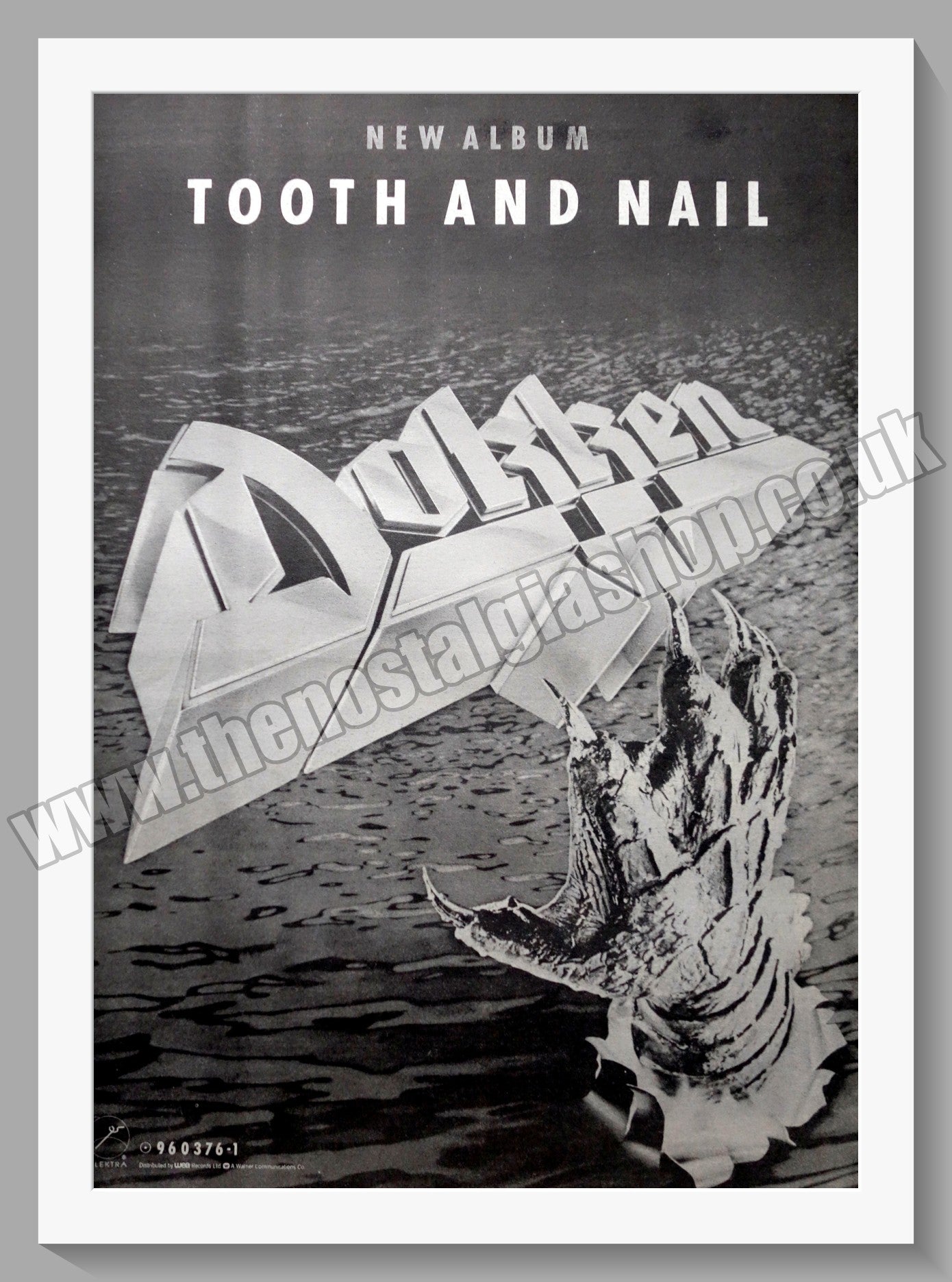 Dokken. Tooth And Nail. 1984 Original Advert (ref AD15234)