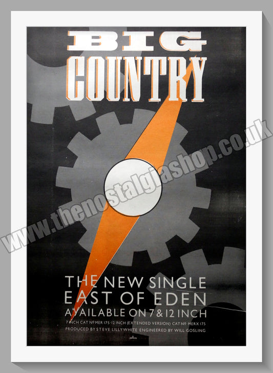 Big Country. East Of Eden. 1984 Original Advert (ref AD15239)