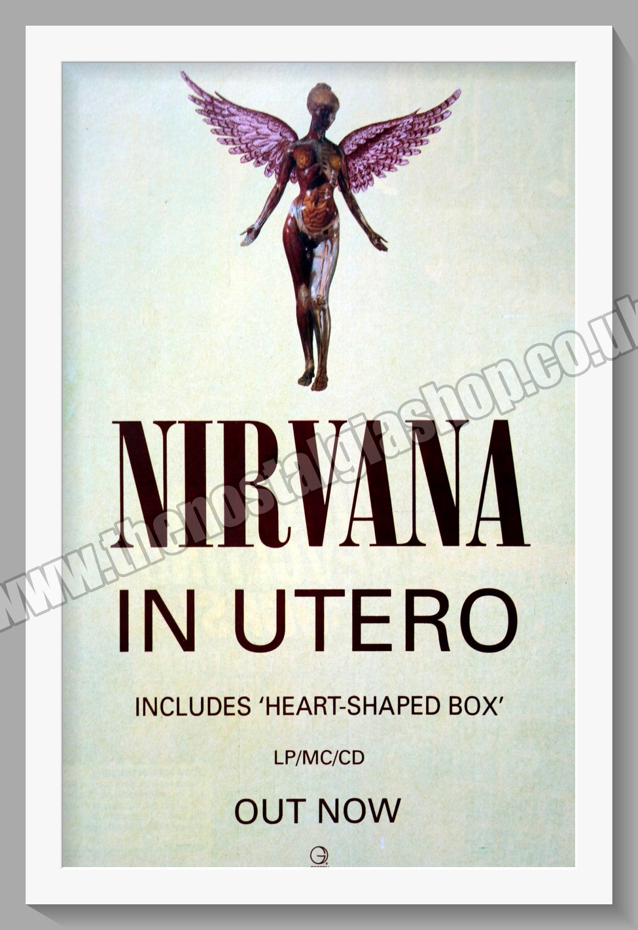 Nirvana. In Utero. 1993 Original Advert (ref AD60642)