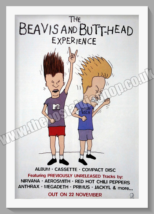 Beavis and Butt-Head Experience 1993 Original Advert (ref AD60665)