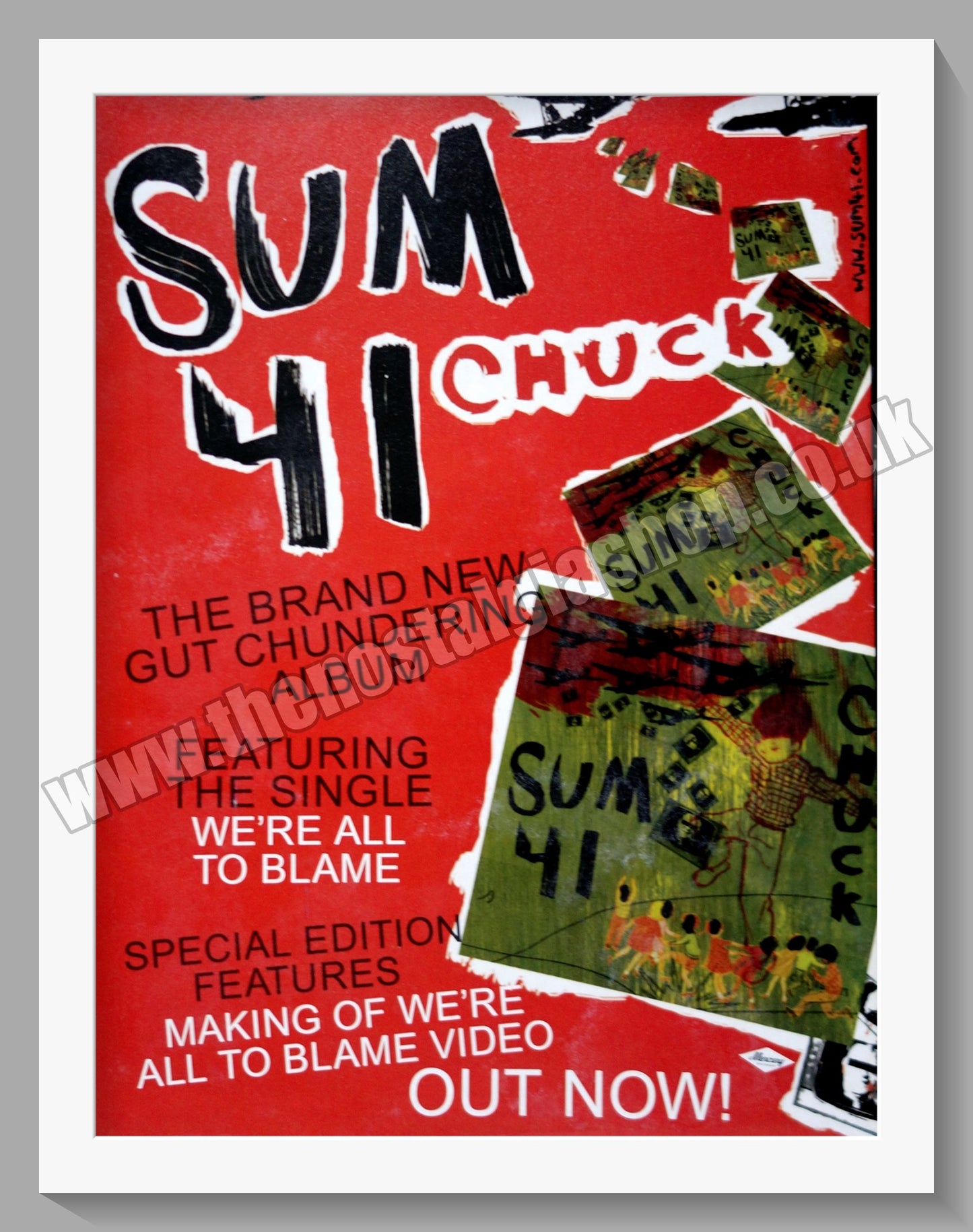 Sum 41 Chuck. 2004 Original Advert (ref AD60676)