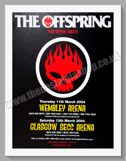 Offspring (The) UK Concerts. 2004 Original Advert (ref AD60749)