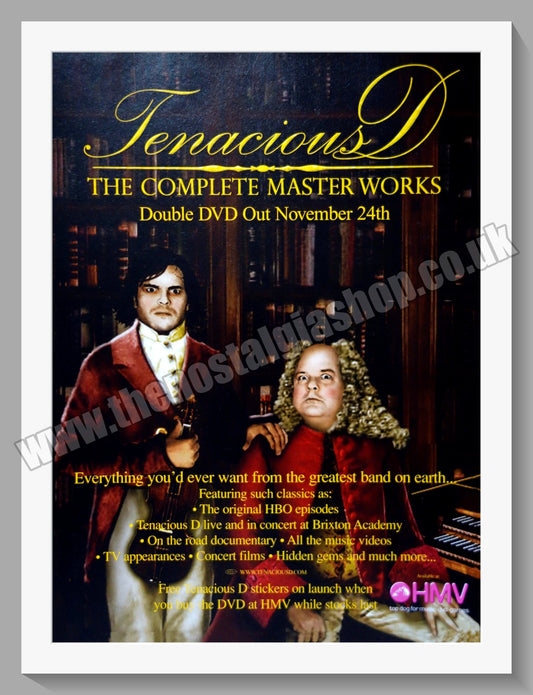 Tenacious D. Complete Master Works. 2003 Original Advert (ref AD60753)