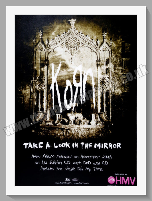 Korn Take A Look In The Mirror. 2003 Original Advert (ref AD60760)