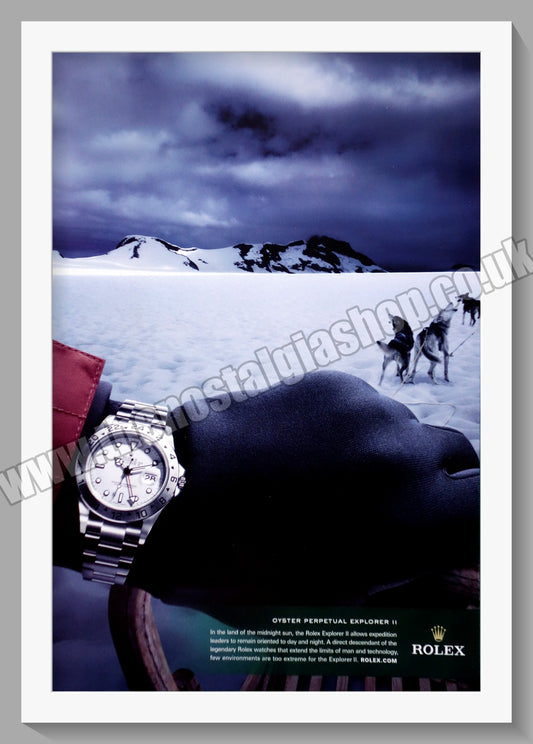 Rolex Oyster Perpetual Explorer II. Original Advert 2007 (ref AD60703)