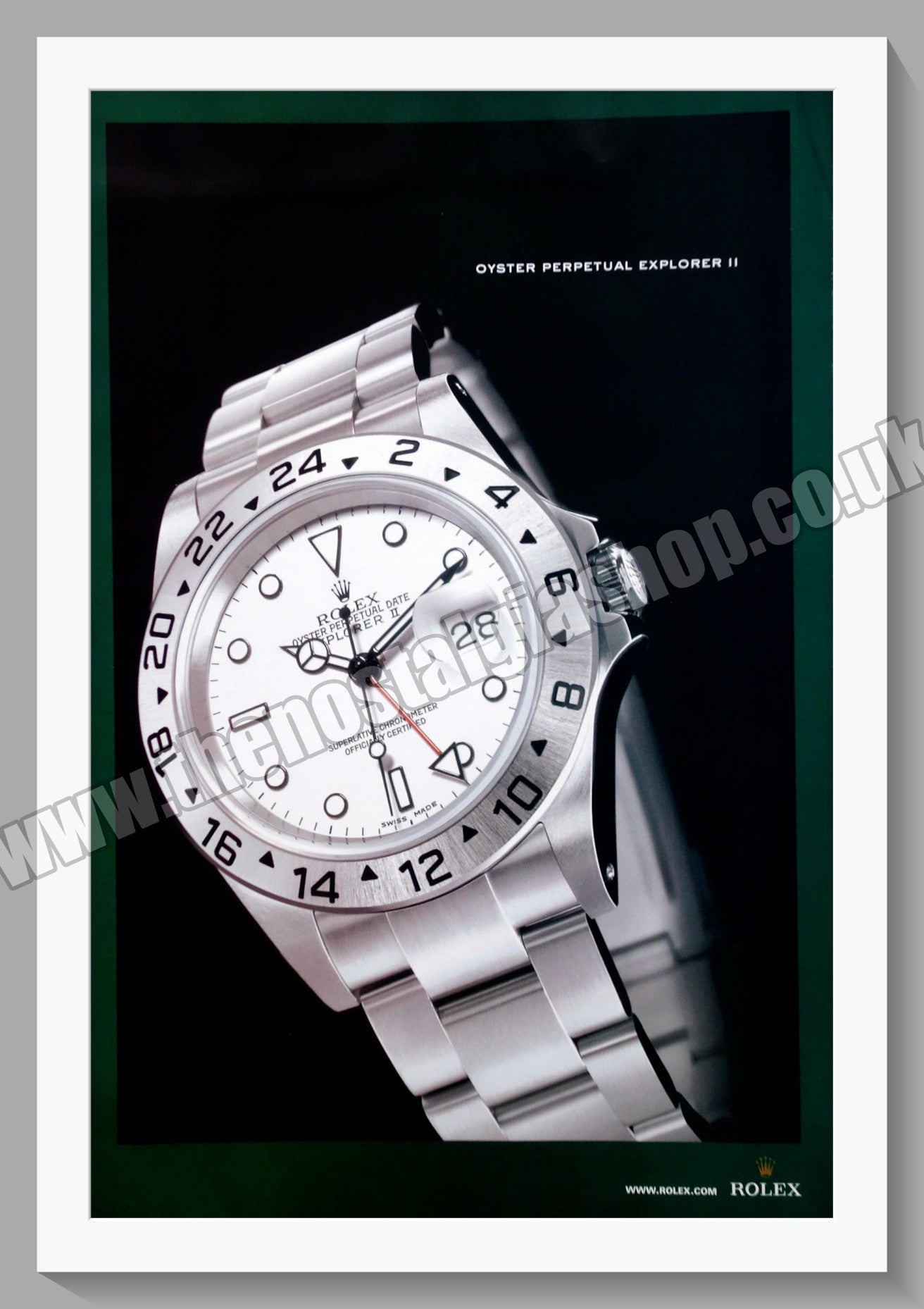 Rolex Oyster Perpetual Explorer II. Original Advert 2004 (ref AD60704)