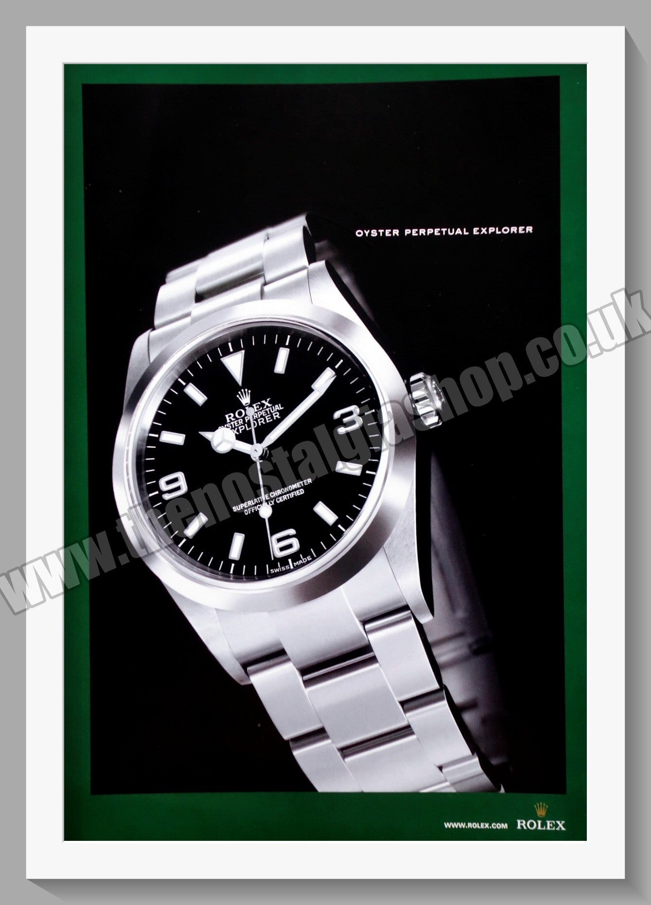 Rolex Oyster Perpetual Explorer. Original Advert 2004 (ref AD60705)