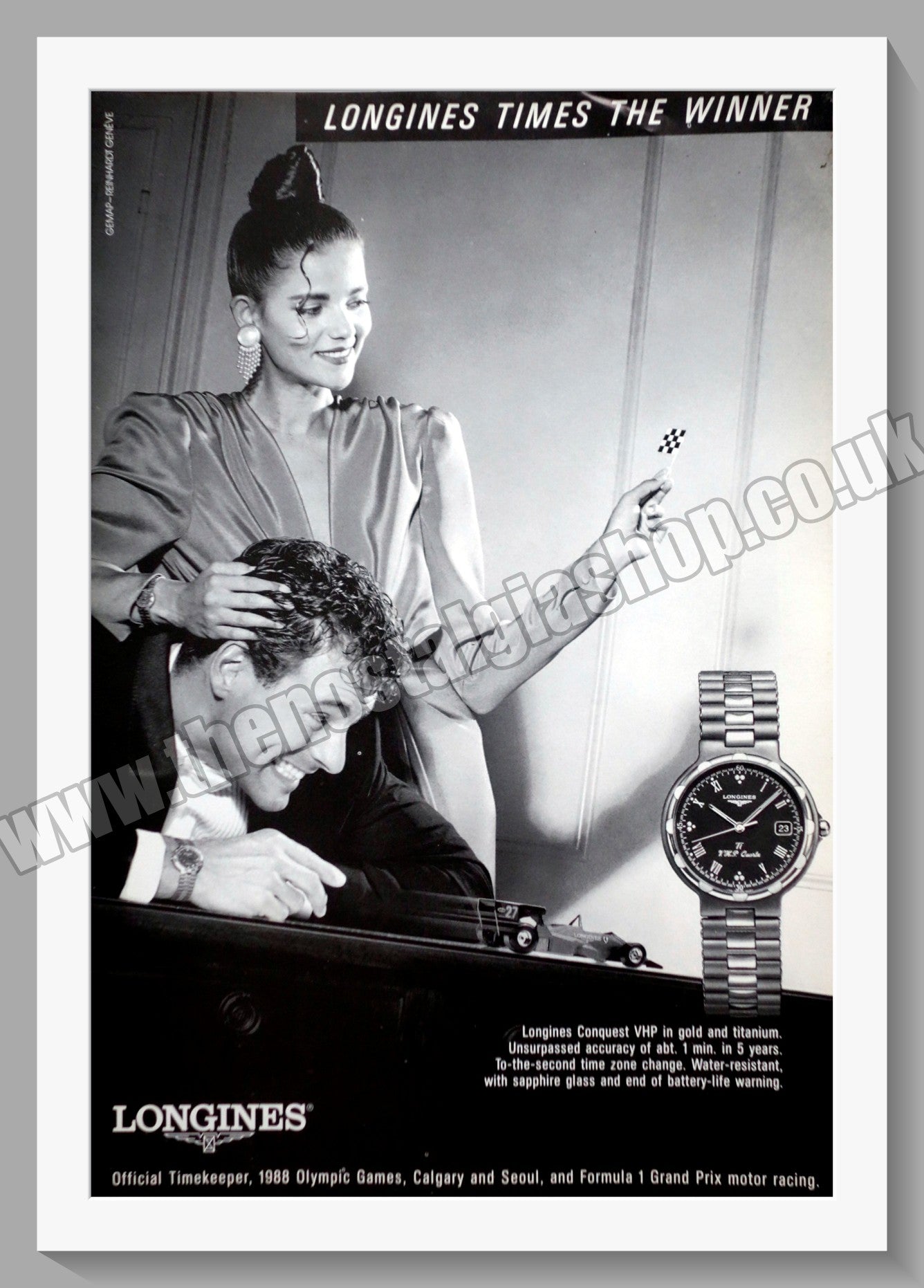 Longines Conquest VHP Watches. Original Advert 1988 (ref AD60723)