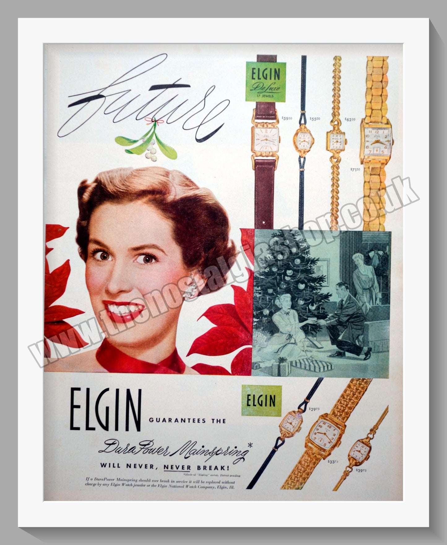 Elgin Watches. Original Advert 1950 (ref AD300817)