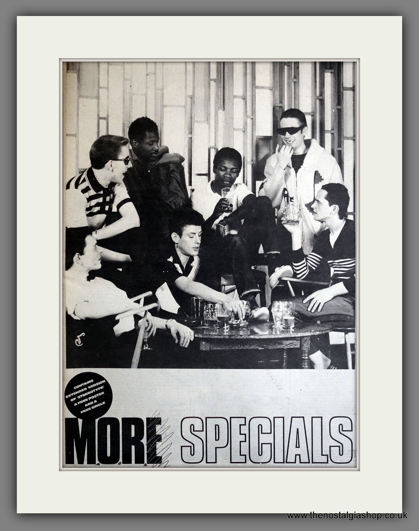 Specials. More. 1980 Large Original Advert (ref AD15300)