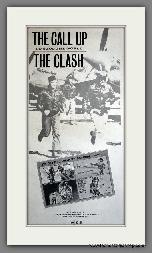 Clash (The) The Call Up. 1980 Large Original Advert (ref AD15303)