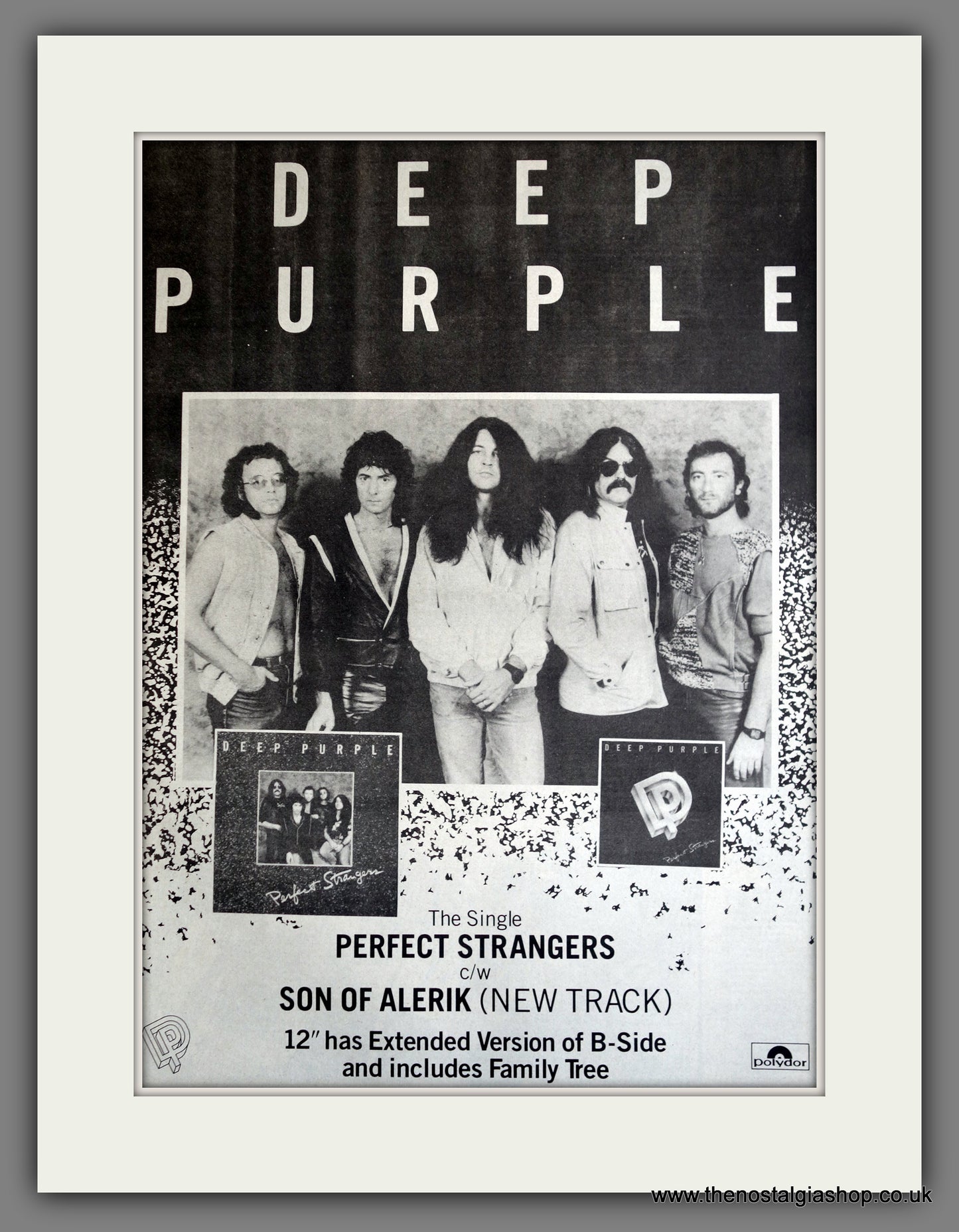 Deep Purple. Perfect Strangers. 1985 Large Original Advert (ref AD15311)