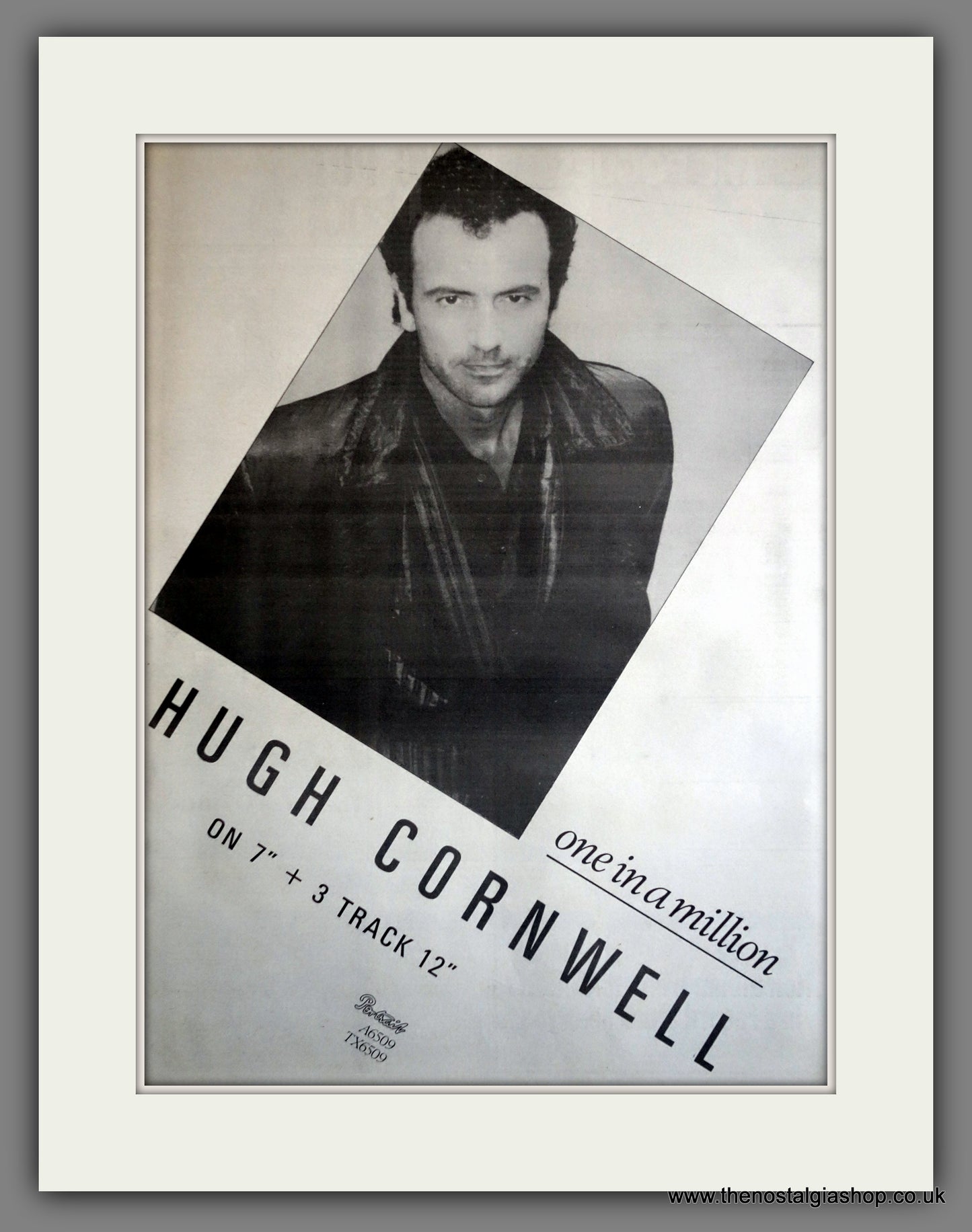 Hugh Cornwell One In A Million. 1985 Large Original Advert (ref AD15349)