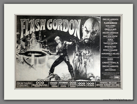 Flash Gordon. Sam Jones. 1980 Original Advert (ref AD60786)