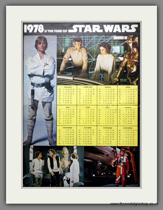 Star Wars. 1978 Original Calendar (ref AD60812)