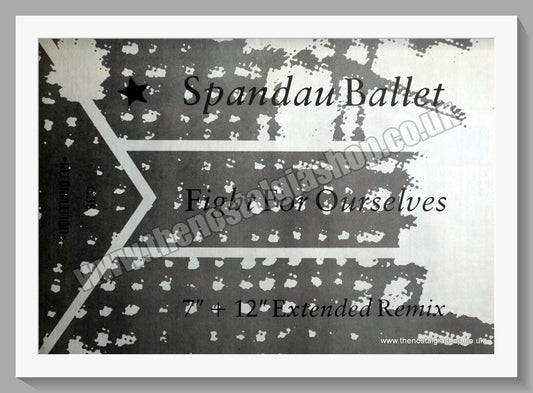 Spandau Ballet Fight For Ourselves. 1986 Large Original Advert (ref AD15370)